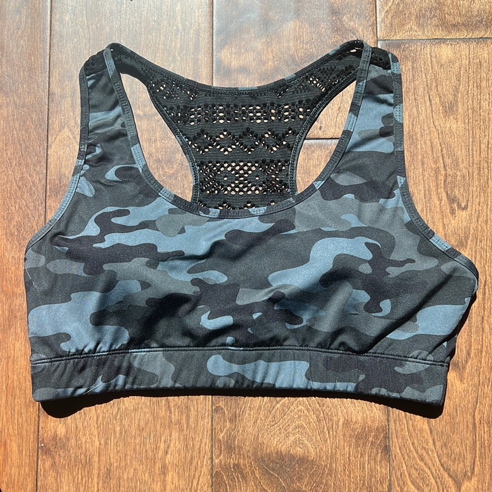 Black Camo Sports Bra